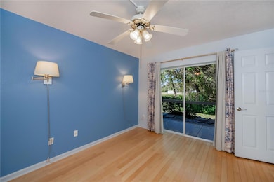 primary bedroom with slider