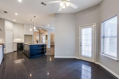 breakfast room and kitchen