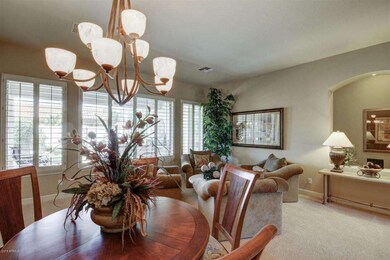 Plantation shutters throughout.
