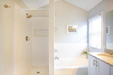 Custom shower and full size tub