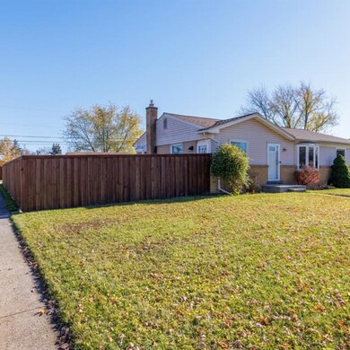 Full privacy fence on the corner lot