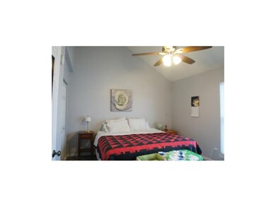 Vaulted ceiling in Master bedroom