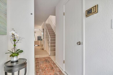 Formal entry. (door to powder room)