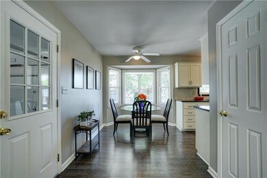 Eat in kitchen area. Pantry on the right and garag