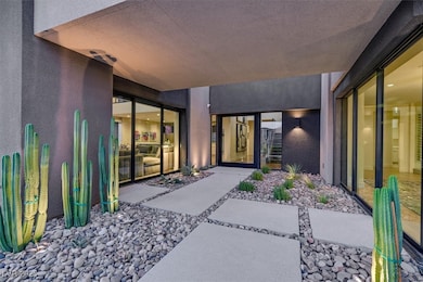 Doorway to property