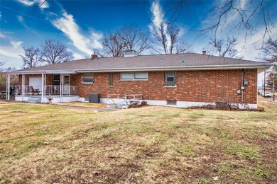 Front and rear access to  Oversized two car garage