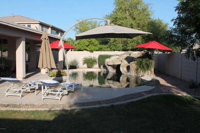 Rock Grotto and Slide with Pool