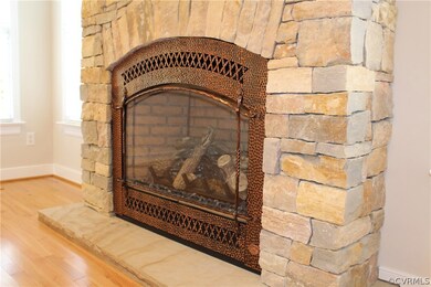 Stone Fireplace
