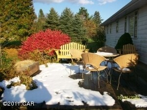 back deck accessable from family room