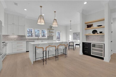 Kitchen featuring a center island, appliances with