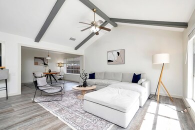 Gorgeous vaulted ceilings
