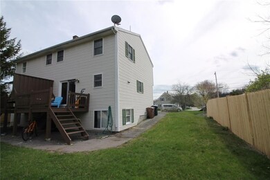 Backside Exterior with Deck.