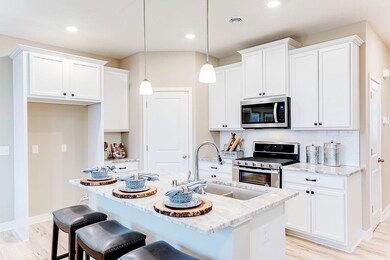 We include stainless steel Whirlpool appliances with a microhood that vents to the exterior. *All photos are of a staged model home- colors and options may vary.