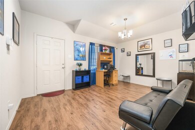 Another glimpse of the dining/flex space.