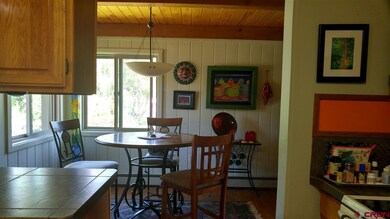 Looking into the dining room.