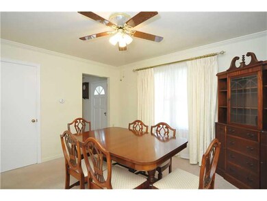 Dining Room. Formal dining room has a storage clos