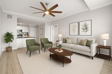 LIVING ROOM VIRTUALLY STAGED