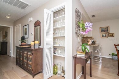 Entry way view, to the left is hallway leading to 