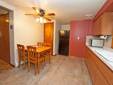 Basement entrance from kitchen.  Basement offers t