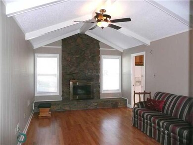Cathedral ceiling in greatroom. Hardwood flooring 