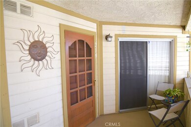 This front porch area gives the unit a homey feel.