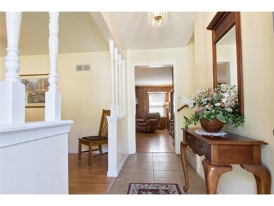 Front entry with tile floor.