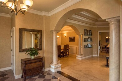 Detailed Arches & Crown Moldings
