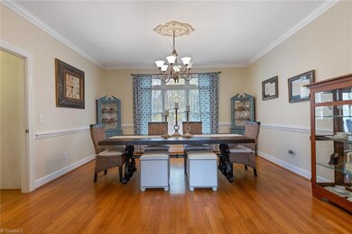 The dining room is large and perfect for special meals!