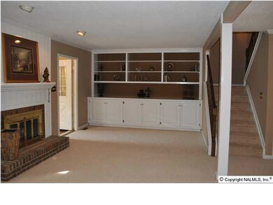 LARGE OPEN FAMILY ROOM WITH GAS LOG FIREPLACE. TONS OF BUILT-INS,