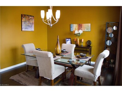 Dining room off of entry of home.