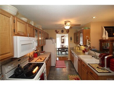 Very nice custom cabinets and flooring in galley s