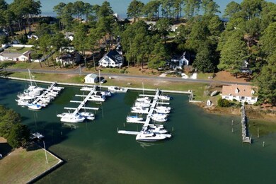 The house and marina