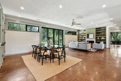 Combined Dining and Living Rooms with views in all