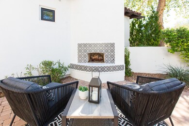 Front Courtyard Fireplace