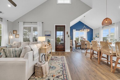 Living room featuring hardwood / wood-style floors