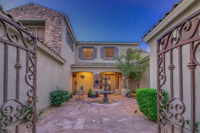 Private courtyard in the front