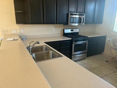 black cabinets