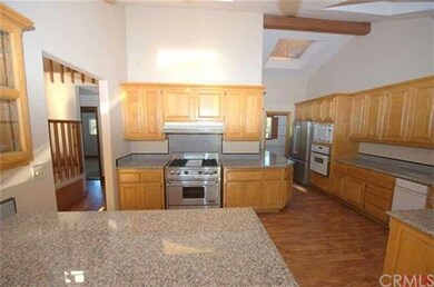 Gorgeous views from this kitchen featuring granite