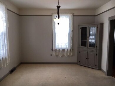 Dining Room with Built-in-Cabinet.