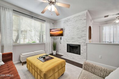 Stone Fireplace