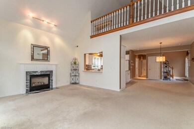 Warm fireplace with just a click to turn it on.