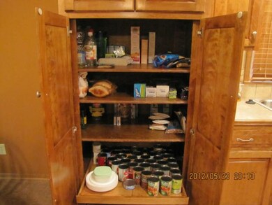 Wonderful pantry.  Lots of cabinet space.