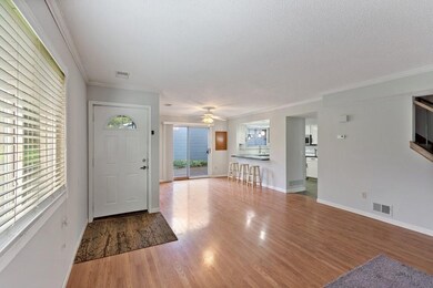 Looking back toward the front door
