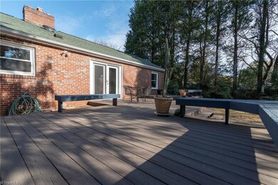 Another view of the deck shows the glass door access to the dining room.  Great flow for entertaining!