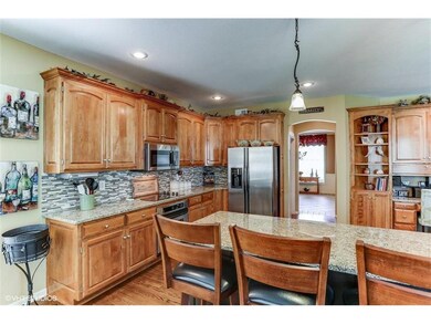 View to formal dining room.  Pantry and 1/2 bath i