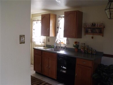 Kitchen area with plenty of counter space and dish