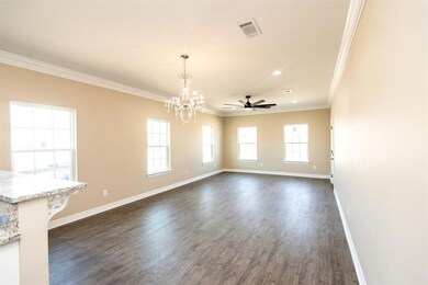 Living area & dining room