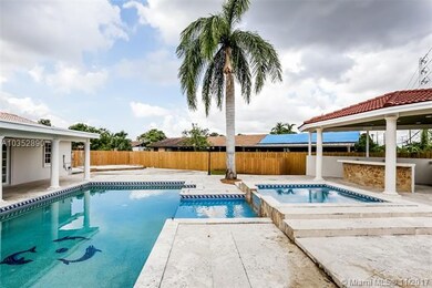 Resort style Pool & Jacuzzi area with, Gazebo with