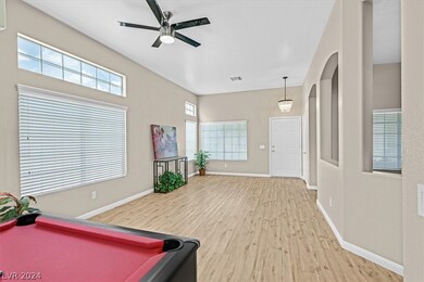 Front door and great room