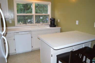 Kitchen has large tree in front for Privacy